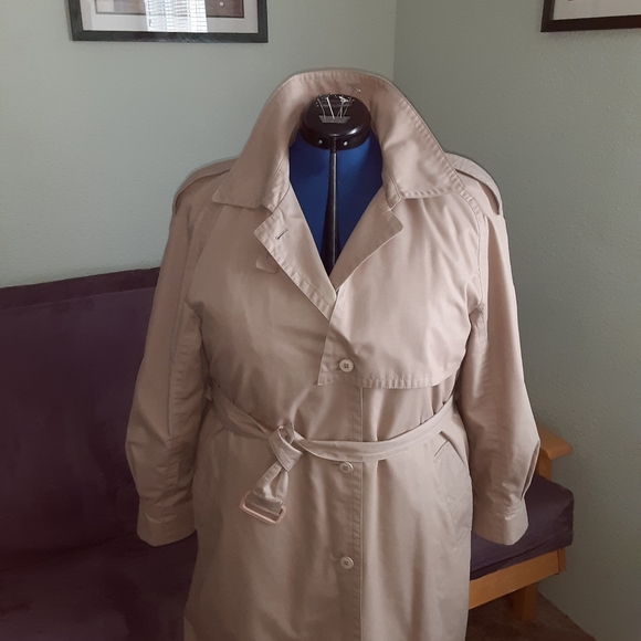 LONDON FOG Vintage trench coat size 12p - Picture 2 of 14